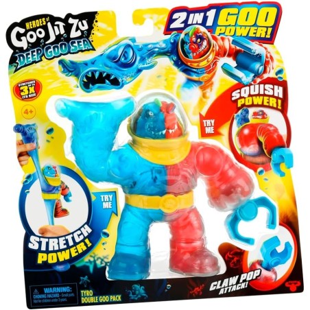 Figura Goo Jit Zu -  Pack Doble Héroe Tyro (novedad)