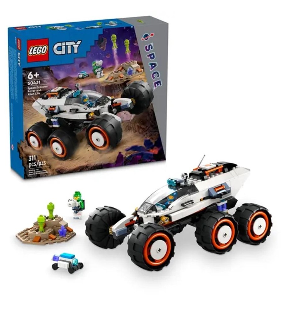 Lego City Rover Explorador Espacial Y Vida Extraterrestre