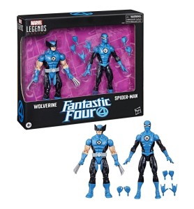 Pack 2 Figuras Hasbro Marvel Legends Series Los 4 Fantasticos Wolverine & Spider - Man