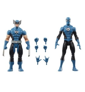 Pack 2 Figuras Hasbro Marvel Legends Series Los 4 Fantasticos Wolverine & Spider - Man