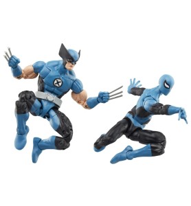 Pack 2 Figuras Hasbro Marvel Legends Series Los 4 Fantasticos Wolverine & Spider - Man