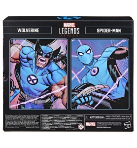 Pack 2 Figuras Hasbro Marvel Legends Series Los 4 Fantasticos Wolverine & Spider - Man