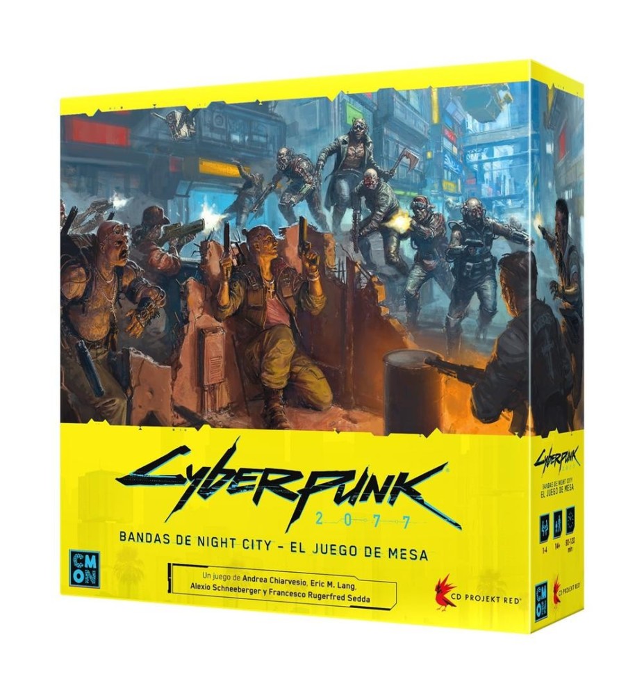 Juego De Mesa Cyberpunk 2077: Bandas De Night City Edad Recomendada 14 Años