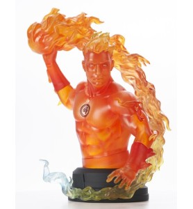 Figura Mini Busto Diamond Marvel Comic Human Torch 1 - 6 Scale