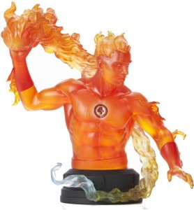 Figura Mini Busto Diamond Marvel Comic Human Torch 1 - 6 Scale