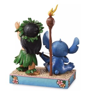 Figura Enesco Disney Lilo Y Stitch Con Guitarra Hawaiana