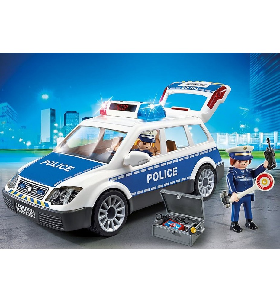 Playmobil Policia Coche De Policia Con Luces Y Sonido