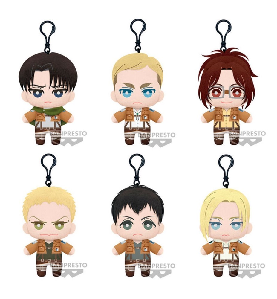 Peluche Banpresto Attack On Titan Tomonui Plush Assort Series 2 1 Unidad Aleatoria