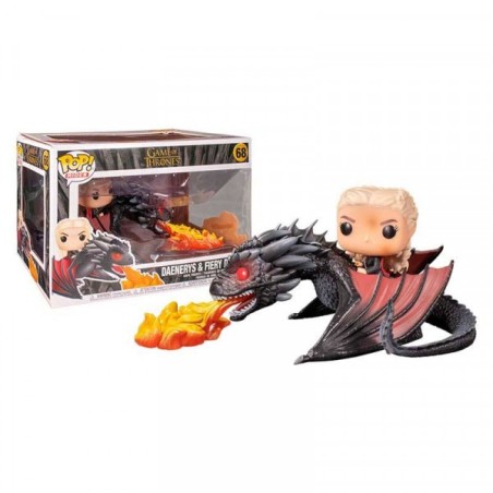 Funko Pop Juego De Tronos Daenerys Montando A Drogon Furioso 45338