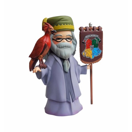 Figura Plastoy Harry Potter Albus Dumbledore & Fenix Estandarte Hogwarts