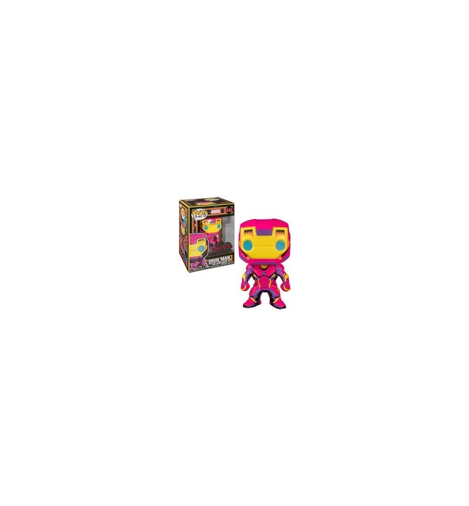 Funko Pop Marvel Black Light Ironman Multicolor 48846