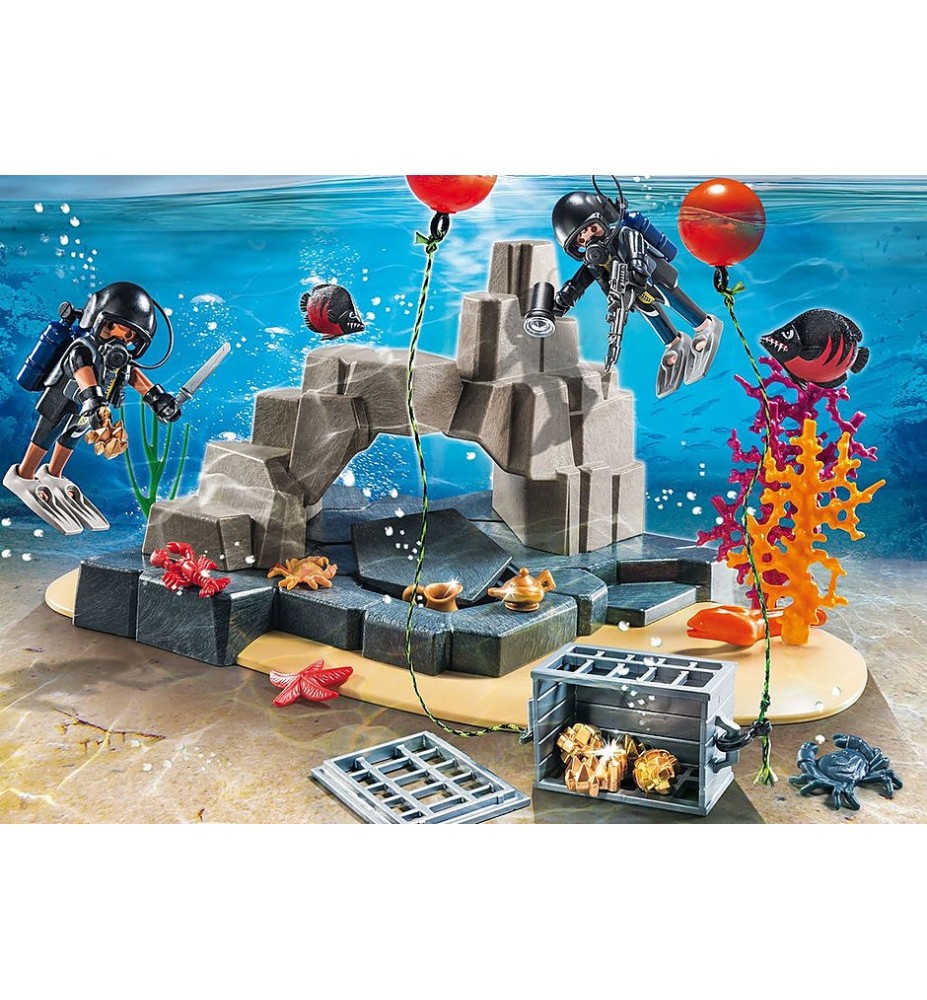 Playmobil Fuerzas Especiales Superset Unidad De Buceo