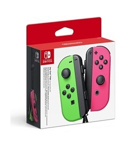 Accesorio Nintendo Switch -  Mando Joy - Con Verde -  Rosa