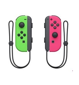 Accesorio Nintendo Switch -  Mando Joy - Con Verde -  Rosa