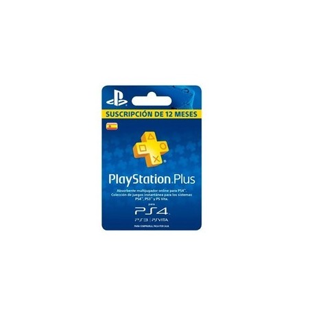 Tarjeta Sony Playstation Plus Card 365 Dias PS4 - Ps3 - Psvita