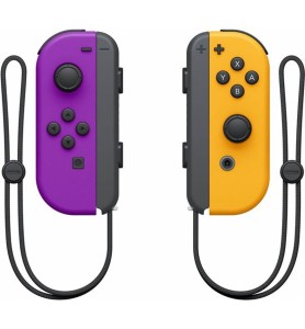 Accesorio Nintendo Switch -  Mando Joy - Con Morado Neon -  Naranja