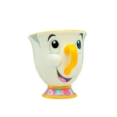 Taza 3d Paladone Disney Chip La Bella Y La Bestia