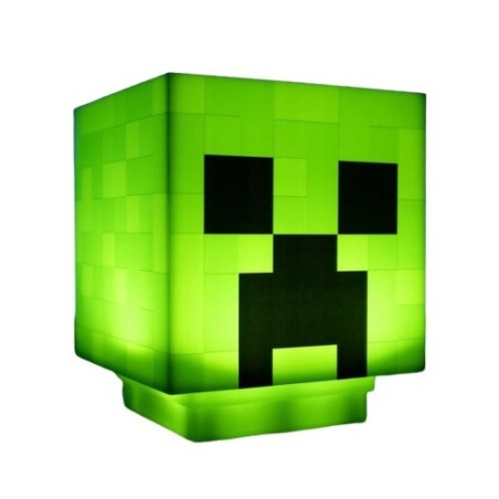 Lámpara Paladone Minecraft Creeper Verde