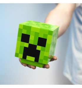 Lámpara Paladone Minecraft Creeper Verde