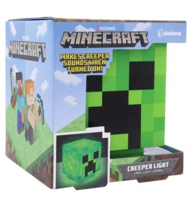 Lámpara Paladone Minecraft Creeper Verde