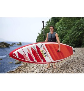 Bestway 65343 -  Tabla Paddle Surf Hinchable Fastblash Tech Set 3 -81m Con Remo - Bomba Y Bolsa