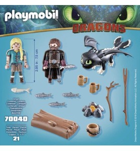 Playmobil Como Entrenar A Tu Dragon Hipo Y Astrid Con Bebe Dragon