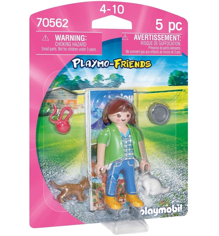 Playmobil Mujer Con Gatitos