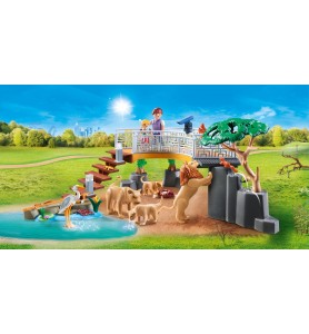 Playmobil Diversion En Familia Recinto Exterior De Leones