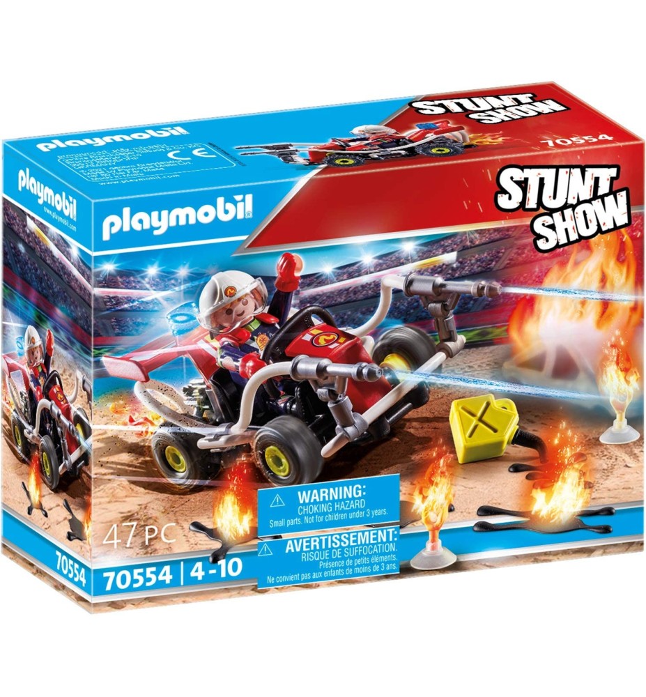 Playmobil Stuntshow Kart Bombero