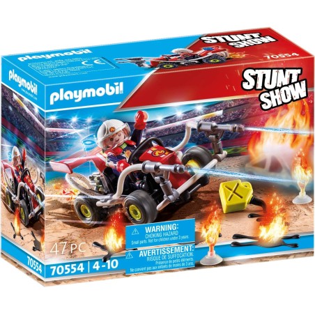 Playmobil Stuntshow Kart Bombero