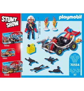 Playmobil Stuntshow Kart Bombero