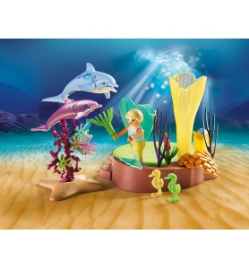 Playmobil Cala De Sirenas Con Cupula Iluminada