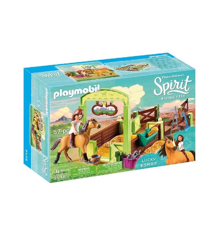 Playmobil Spirit Indomable Establo Fortu Y Spirit