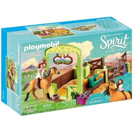 Playmobil Spirit Indomable Establo Fortu Y Spirit