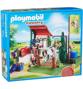 Playmobil Set De Limpieza Para Caballos