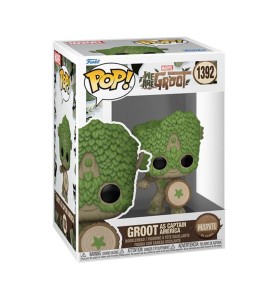 Funko Pop Marvel: We Are Groot Groot Como Capitan America 79515