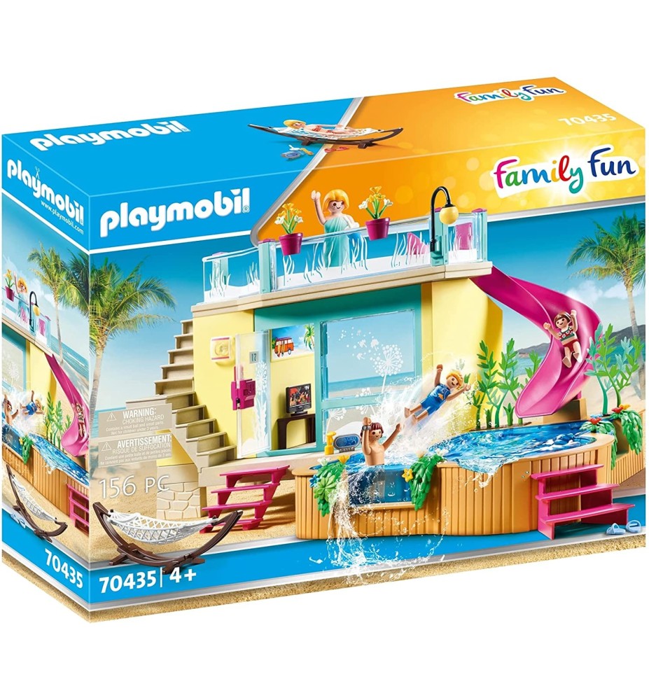 Playmobil Bungalo Con Piscina