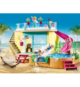 Playmobil Bungalo Con Piscina