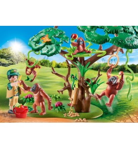 Playmobil Orangutanes Con Arbol