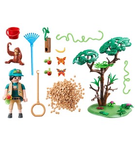 Playmobil Orangutanes Con Arbol