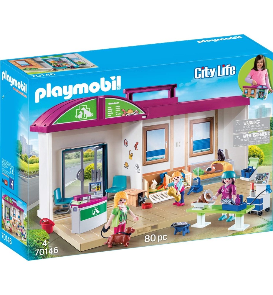 Playmobil Clinica Veterinaria Maletin