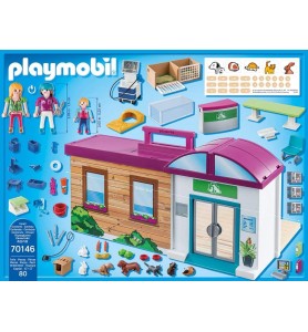 Playmobil Clinica Veterinaria Maletin