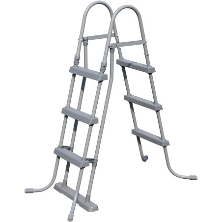 Bestway 58330 -  Escalera Para Piscinas De 107 Cm Sin Plataforma