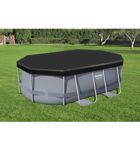 Bestway 58424 -  Cubierta Invierno Para Piscina Desmontable Ovalada 300x200cm