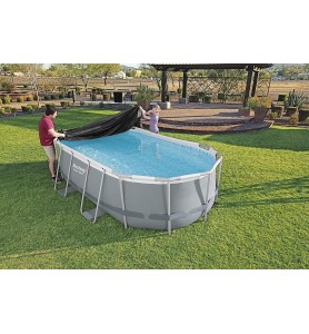 Bestway 58425 -  Cubierta Invierno Para Piscina Desmontable 427x250 Cm Ovalada