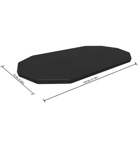 Bestway 58425 -  Cubierta Invierno Para Piscina Desmontable 427x250 Cm Ovalada