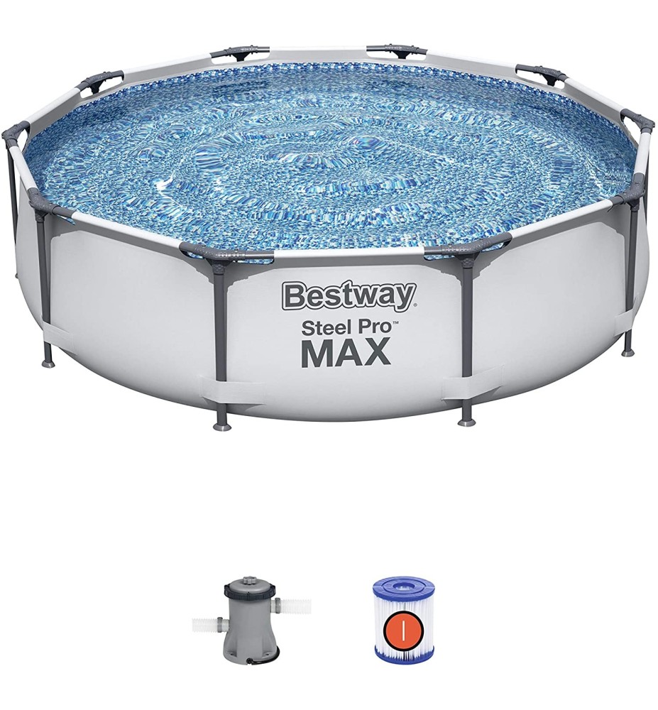 Bestway 56408 -  Piscina Desmontable Tubular 305x76cm Con Depuradora