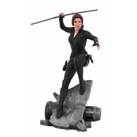 Figura Diamond Collection Marvel Avengers Black Widow Resina 30 Cm Premier Collection