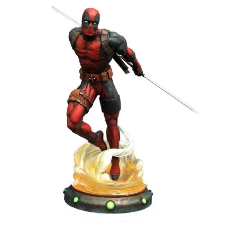 Figura Diamond Collection Gallery Marvel Deadpool Base Efecto Pvc