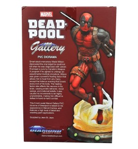 Figura Diamond Collection Gallery Marvel Deadpool Base Efecto Pvc